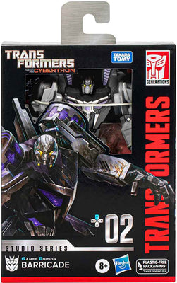 Transformers WFC Studios Series 4.5 Inch Action Figure Deluxe Class (2023 Wave 1) - Gamer Edition Barricade #2
