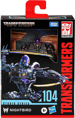Transformers Studios Series 6 Inch Action Figure Deluxe Class (2023 Wave 4) - Nightbird #104