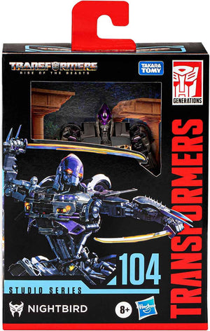 Transformers Studio Series 6 Inch Action Figure Deluxe Class (2023 Wave 4) - Nightbird #104