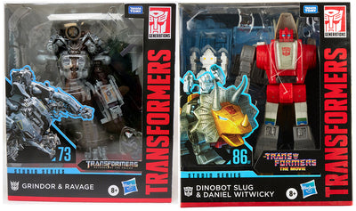 Transformers Studio Series 8 Inch Action Figure Leader Class (2021 Wave 3) - Set of 2 (Slug - Grindor)