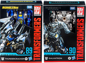 Transformers Studio Series 6 Inch Action Figure Voyager Class (2022 Wave 3) - Set of 2 (Thundercracker - Galvatron)