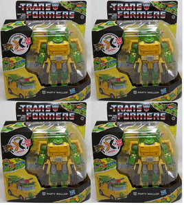 Transformers x Teenage Mutant Ninja Turtles 7 Inch Action Figure Deluxe Class - Set of 4 Toy Party Wallop