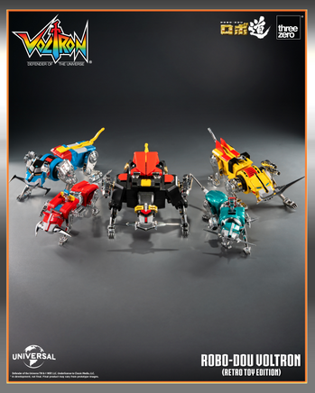 Voltron Defender Of The Universe 10 Inch Action Figure Robo Dou - Voltron Retro Toy Version