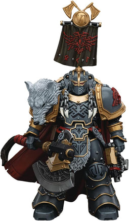 Warhammer 40000 5 Inch Action Figure 1/18 Scale - Space Wolves Legion Praetor with Power Axe