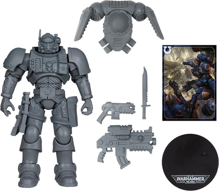 Warhammer 40000 7 Inch Action Figure Wave 11 - Lieutenant In Phobos Armour (Ultramarines) Artist Proof