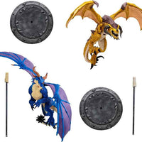 World Of Warcraft 7 Inch Static Figure 2-Pack - Bronze Proto Drake & Blue Highland Drake