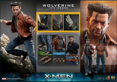 X-Men Days of Future Past 12 Inch Action Figure 1/6 Scale Deluxe - Wolverine 1973 Version Hot Toys 9115362