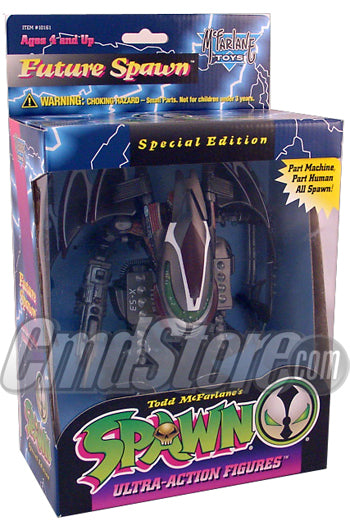 FUTURE SPAWN W/Numbers on Window Repaint 6" Action Figure SPAWN COLLECTOR'S CLUB EXCLUSIVE Spawn McFarlane Toy