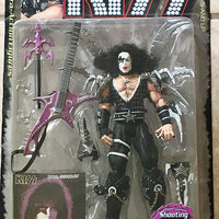 PAUL STANLEY W/Album 6" Action Figure KISS SERIES 1 McFarlane Toy (Sub-Standard Packaging)