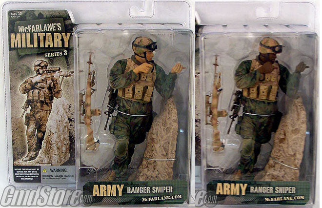 Military Series 3 Action Figures : Army Ranger Sniper