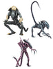 Aliens Classic Arcade 9 Inch Action Figure Arcade Alien Series - Set of 3 (Razor Claws - Chrysalis - Arachnoid)