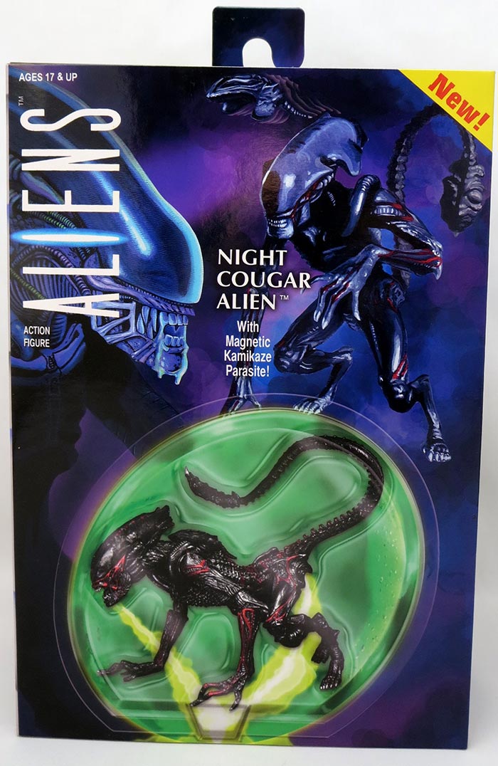 Aliens Kenner Tribute 9 Inch Action Figure Ultimate - Night Cougar Alien