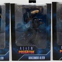 Aliens vs Predator Game Movie Deco 9 Inch Action Figure Ultimate - Set of 3 (Arachnoid - Razor - Chrysalis)