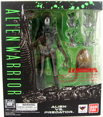 Aliens vs Predator 6 Inch Action Figiure S.H. Monster Arts Series - Alien Warrior