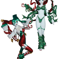Ame-Comi 9 Inch PVC Statue - Harley Quinn & Poison Ivy Holiday 2-Pack