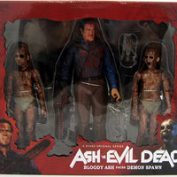 Ash vs. Evil Dead 7 Inch Action Figure 3-Pack Series - Bloody Ash vs Demon Spawn
