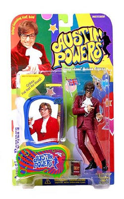 Austin Powers 6 Inch Action Figure Series 1 - Austin Powers Red Outfit