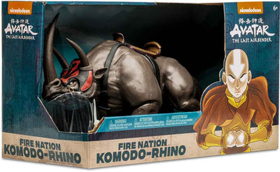 Avatar The Last Airbender 7 Inch Action Figure Basic Creature - Fire Nation Komodo Rhino