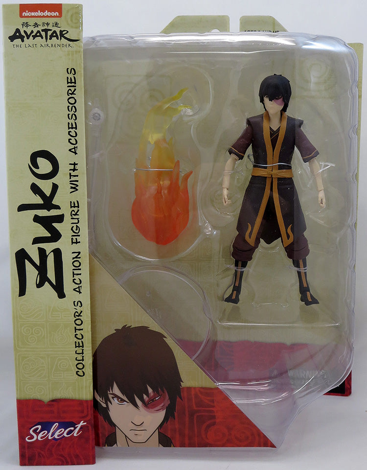 Avatar The Last Airbender 6 Inch Action Figure Select Series - Zuko