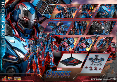 Avengers Endgame 12 Inch Action Figure 1/6 Scale Series - Iron Patriot Hot Toys 904924