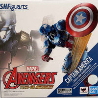 Avengers 6 Inch Action Figure S.H. Figuarts - Captain America Tech-On