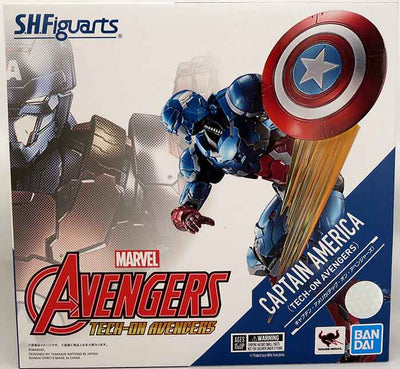 Avengers 6 Inch Action Figure S.H. Figuarts - Captain America Tech-On