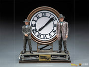 Back to the Future Art Scale 1:10 Line 11 Inch Statue Deluxe - Marty and Doc at the Clock Deluxe Iron Studios 908784