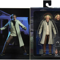 Back to the Future Ultimate Series 7 Inch Action Figure - Doc Brown (White Jacket)