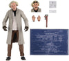 Back to the Future Ultimate Series 7 Inch Action Figure - Doc Brown (White Jacket)