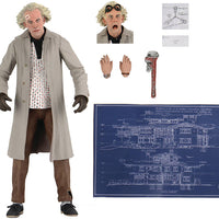 Back to the Future Ultimate Series 7 Inch Action Figure - Doc Brown (White Jacket)