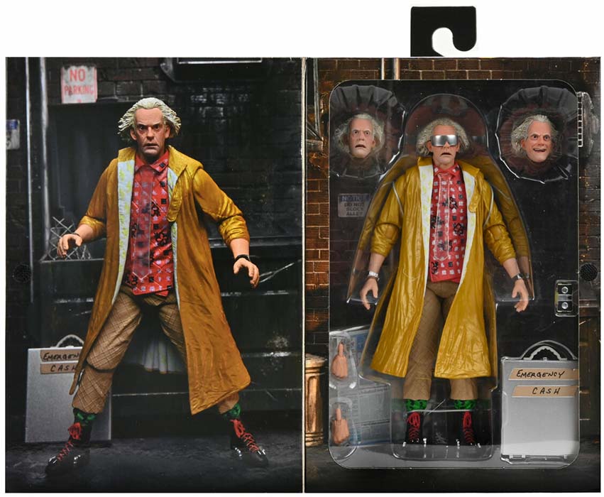 Back to the Future Part 2 Ultimate Series 7 Inch Action Figure - Doc Brown (Yellow Jacket)