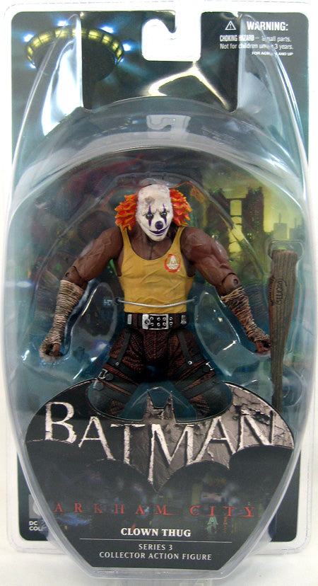 Batman Arkham City 6 Inch Action Figure Series 3 - Clown Thug with Bat