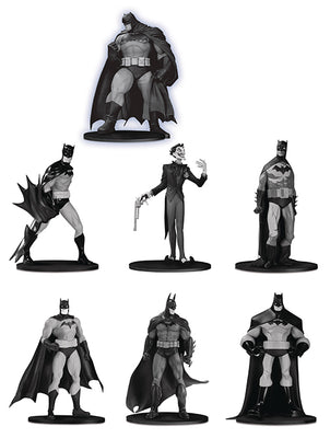 Batman Black & White 3.75 Inch Mini Statue PVC Mini PVC - Batman 7-Pack Mini #3