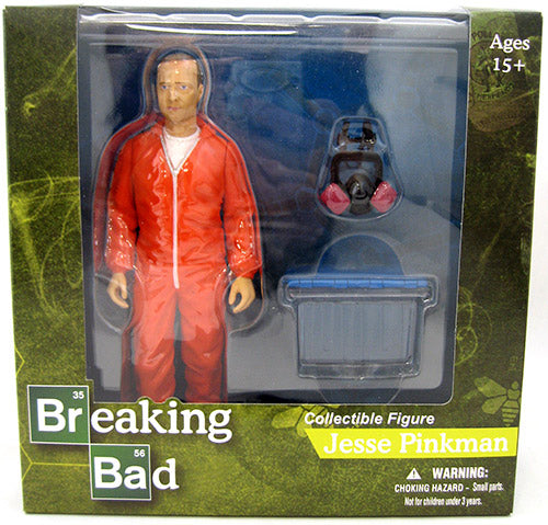 Breaking Bad 6 Inch Action Figure Exclusive Series - Jesse Pinkman Orange Hazmat Suit