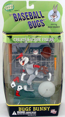 Looney Tunes Golden Collection Series 2 5.5 Inch Figure: Baseball Bugs Bunny (Sub-Standard Packaging)