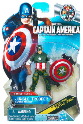 Captain America Movie 3.75 Inch Action Figure Wave 3 - Jungle Trooper Captain America #13