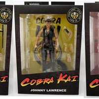 Cobra Kai 7 Inch Action Figure Deluxe Series 1 - Set of 3 (Daniel - John - Johnny)