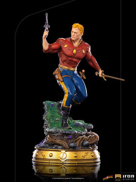 Comic 1:10 Art Scale Series Flash Gordon 10 Inch Statue Figure - Flash Gordon Deluxe Iron Studios 909778