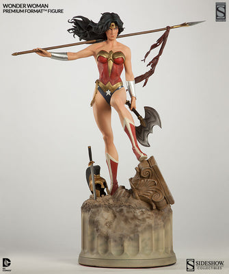 DC Collectible 25 Inch Statue Figure Premium Format - Wonder Woman Exclusive Version Sideshow