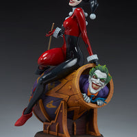 DC Collectible Batman 14 Inch Statue Figure Diorama Polyresin - Harley Quinn and The Joker Sideshow 200575