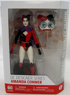 DC Designer Series 6 Inch Action Figure Amanda Conner Series - Superhero Harley Quinn