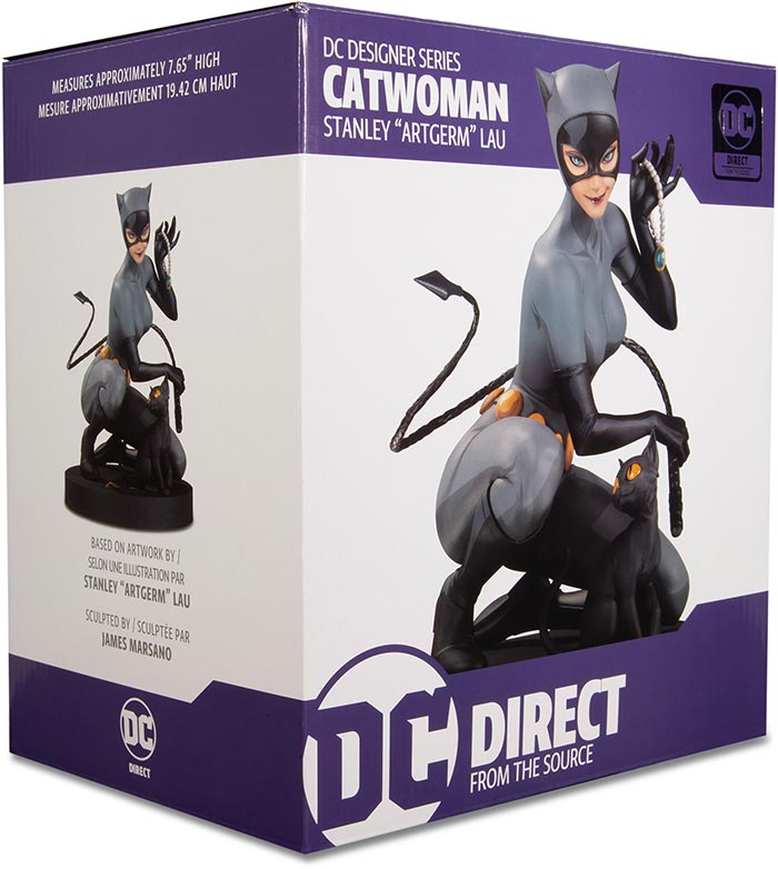 DC Designer Series 8 Inch Statue Figure - Catwoman by Stanley Artgerm Lau