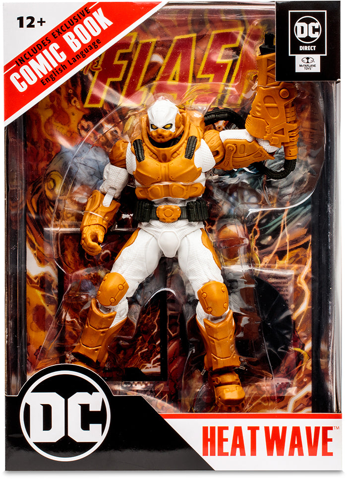 DC Direct Comic 7 Inch Action Figure The Flash Wave 2 - Heatwave