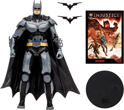 DC Direct Gaming 7 Inch Action Figure Injustice Wave 1 - Batman with Comic