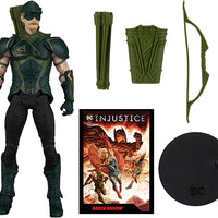 DC Direct Gaming 7 Inch Action Figure Injustice Wave 1 - Green Arrow with Comic