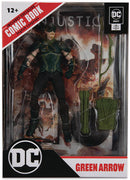DC Direct Gaming 7 Inch Action Figure Injustice Wave 1 - Green Arrow with Comic