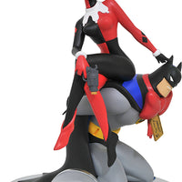 DC Gallery Deluxe 10 Inch Statue Figure Batman The Animated Series - Harley Quinn On Batman