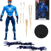 DC Multiverse Comic 7 Inch Action Figure BAF The Darkest Knight - Wally West (Blue)
