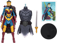 DC Multiverse Comic 7 Inch Action Figure Endless Winter BAF Frost King - Wonder Woman