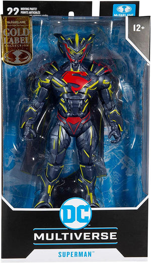 DC Multiverse Comic 7 Inch Action Figure Exclusive - Superman Energized Unchained Armor Gold Label